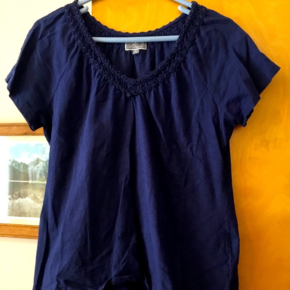 JM Collection Short Sleeve top - Size PL